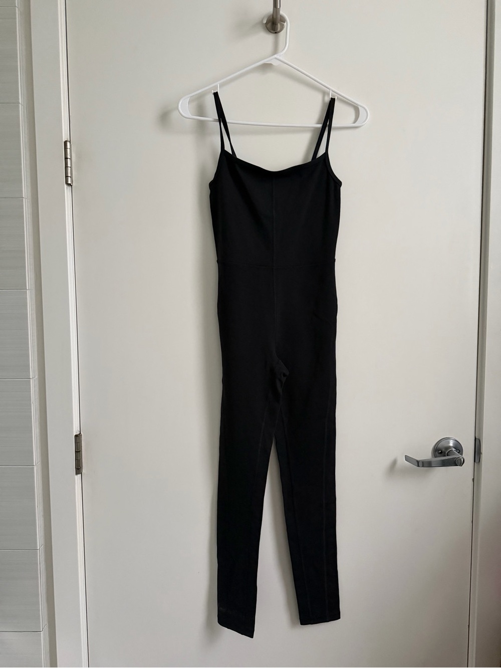 Wilfred Black Slim-Strap Jumpsuit